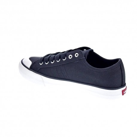 Zapatillas Levis zapatos Mujer modelo Canvas Negro 