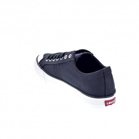 Zapatillas Levis zapatos Mujer modelo Canvas Negro 