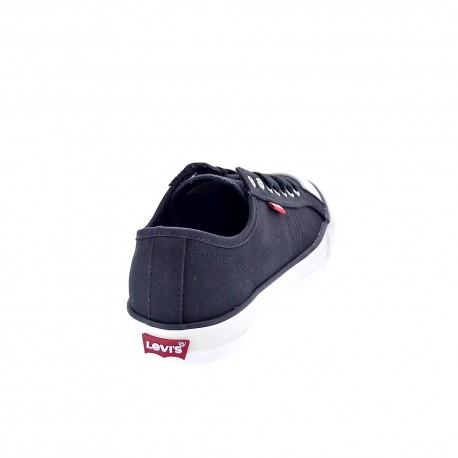 Zapatillas Levis zapatos Mujer modelo Canvas Negro 