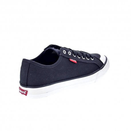 Zapatillas Levis zapatos Mujer modelo Canvas Negro 