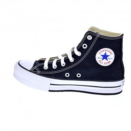 Zapatillas botas Converse zapatos Niño modelo Chuck Taylor All Star Negro Cordón