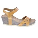 Sandalias Panama Jack zapatos Mujer modelo Julia Basics B11 Amarillo 