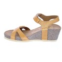 Sandalias Panama Jack zapatos Mujer modelo Julia Basics B11 Amarillo 