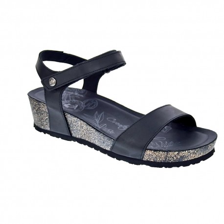 Sandalias Panama Jack zapatos Mujer modelo Capro Basics B2 Negro 