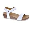Sandalias Panama Jack zapatos Mujer modelo Capri Basics B1 Blanco 