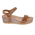 Sandalias Panama Jack zapatos Mujer modelo Capri B12 Beige 