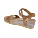 Sandalias Panama Jack zapatos Mujer modelo Capri B12 Beige 