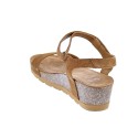 Sandalias Panama Jack zapatos Mujer modelo Capri B12 Beige 