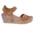 Sandalias Panama Jack zapatos Mujer modelo Vila B3 Beige 