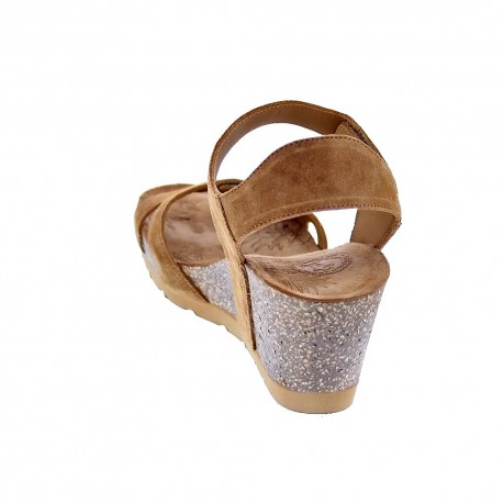 Sandalias Panama Jack zapatos Mujer modelo Vila B3 Beige 