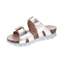Sandalias Panama Jack zapatos Mujer modelo Shirley B10 Oro 