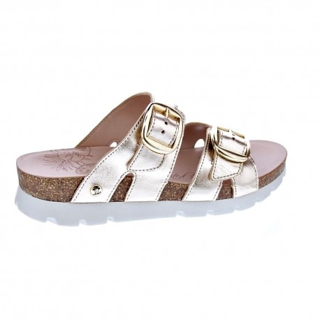 Sandalias Panama Jack zapatos Mujer modelo Shirley B10 Oro 