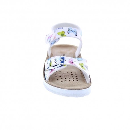 Sandalias Geox zapatos Niña modelo Costarei Plata 