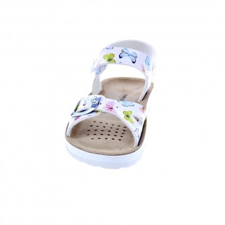 Sandalias Geox zapatos Niña modelo Costarei Plata 