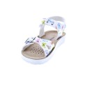 Sandalias Geox zapatos Niña modelo Costarei Plata 