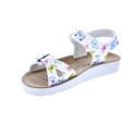 Sandalias Geox zapatos Niña modelo Costarei Plata 