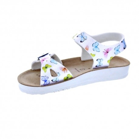 Sandalias Geox zapatos Niña modelo Costarei Plata 