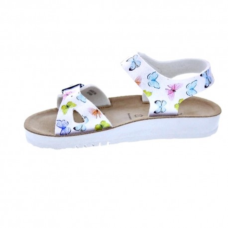 Sandalias Geox zapatos Niña modelo Costarei Plata 