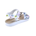 Sandalias Geox zapatos Niña modelo Costarei Plata 