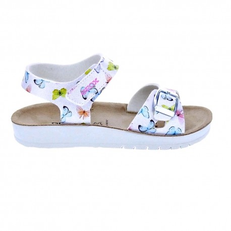 Sandalias Geox zapatos Niña modelo Costarei Plata 