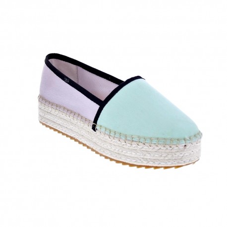 Mocasines Tommy Hilfiger zapatos Mujer modelo Flatform Espadrille Blanco 