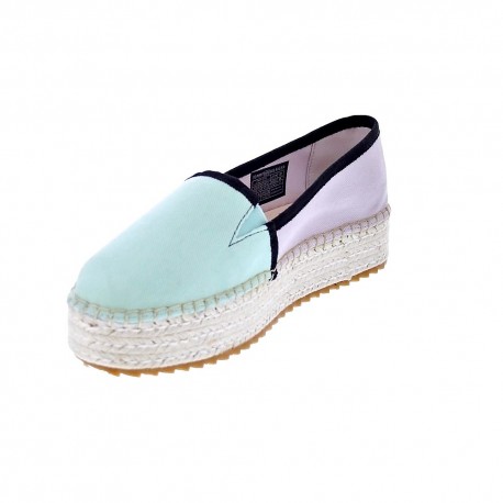 Mocasines Tommy Hilfiger zapatos Mujer modelo Flatform Espadrille Blanco 