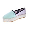 Mocasines Tommy Hilfiger zapatos Mujer modelo Flatform Espadrille Blanco 