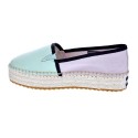 Mocasines Tommy Hilfiger zapatos Mujer modelo Flatform Espadrille Blanco 