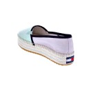 Mocasines Tommy Hilfiger zapatos Mujer modelo Flatform Espadrille Blanco 