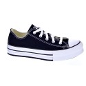 Zapatillas Converse zapatos Mujer modelo Chuck Taylor All Star Plataforma Negro Cordón