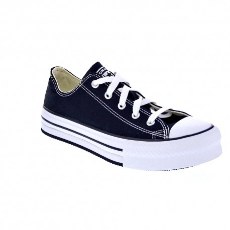 Zapatillas Converse zapatos Mujer modelo Chuck Taylor All Star Plataforma Negro Cordón