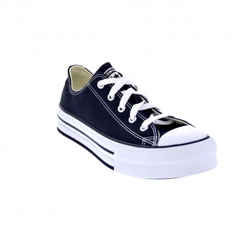Zapatillas Converse zapatos Mujer modelo Chuck Taylor All Star Plataforma Negro Cordón