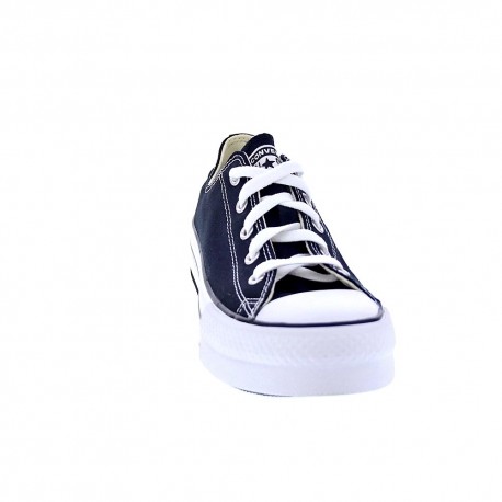 Zapatillas Converse zapatos Mujer modelo Chuck Taylor All Star Plataforma Negro Cordón