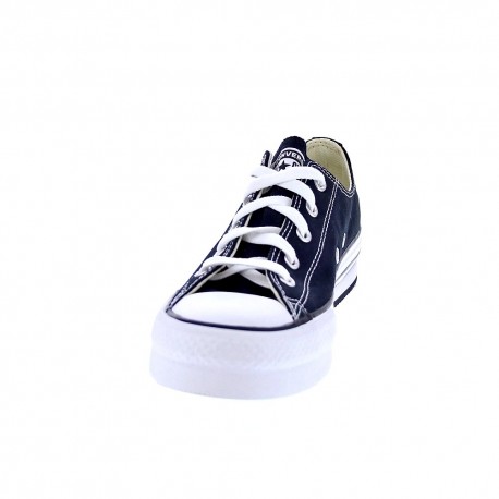 Zapatillas Converse zapatos Mujer modelo Chuck Taylor All Star Plataforma Negro Cordón