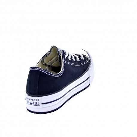Zapatillas Converse zapatos Mujer modelo Chuck Taylor All Star Plataforma Negro Cordón