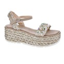 Sandalias Alma en Pena zapatos Mujer modelo V22BL1061 Beige 