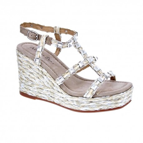 Sandalias Alma en Pena zapatos Mujer modelo V22257 Beige 