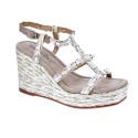 Sandalias Alma en Pena zapatos Mujer modelo V22257 Beige 