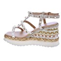 Sandalias Alma en Pena zapatos Mujer modelo V22206 Beige 