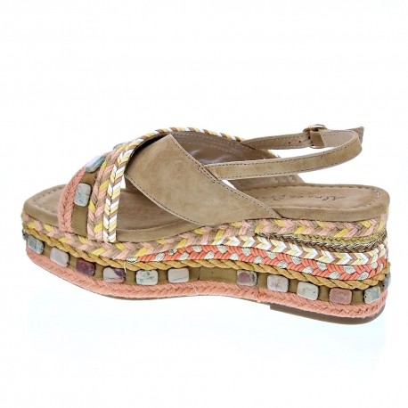 Sandalias Alma en Pena zapatos Mujer modelo V22191 Beige 