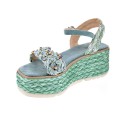 Sandalias Alma en Pena zapatos Mujer modelo V22BL1061 Verde 