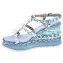 Sandalias Alma en Pena zapatos Mujer modelo V22206 Azul 