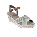 Sandalias Tommy Hilfiger zapatos Mujer modelo Weebing Low Beige 