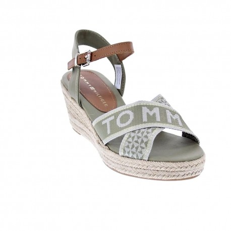 Sandalias Tommy Hilfiger zapatos Mujer modelo Weebing Low Beige 