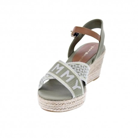 Sandalias Tommy Hilfiger zapatos Mujer modelo Weebing Low Beige 
