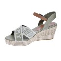 Sandalias Tommy Hilfiger zapatos Mujer modelo Weebing Low Beige 