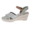 Sandalias Tommy Hilfiger zapatos Mujer modelo Weebing Low Beige 