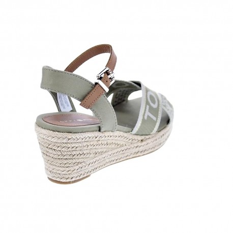 Sandalias Tommy Hilfiger zapatos Mujer modelo Weebing Low Beige 