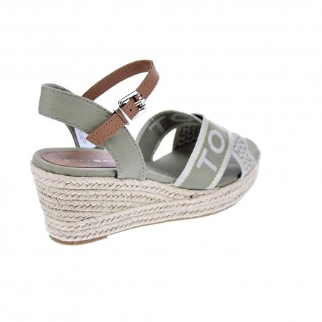 Sandalias Tommy Hilfiger zapatos Mujer modelo Weebing Low Beige 