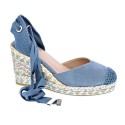 Alpargatas Alma en Pena zapatos Mujer modelo V22BL1010 Azul 